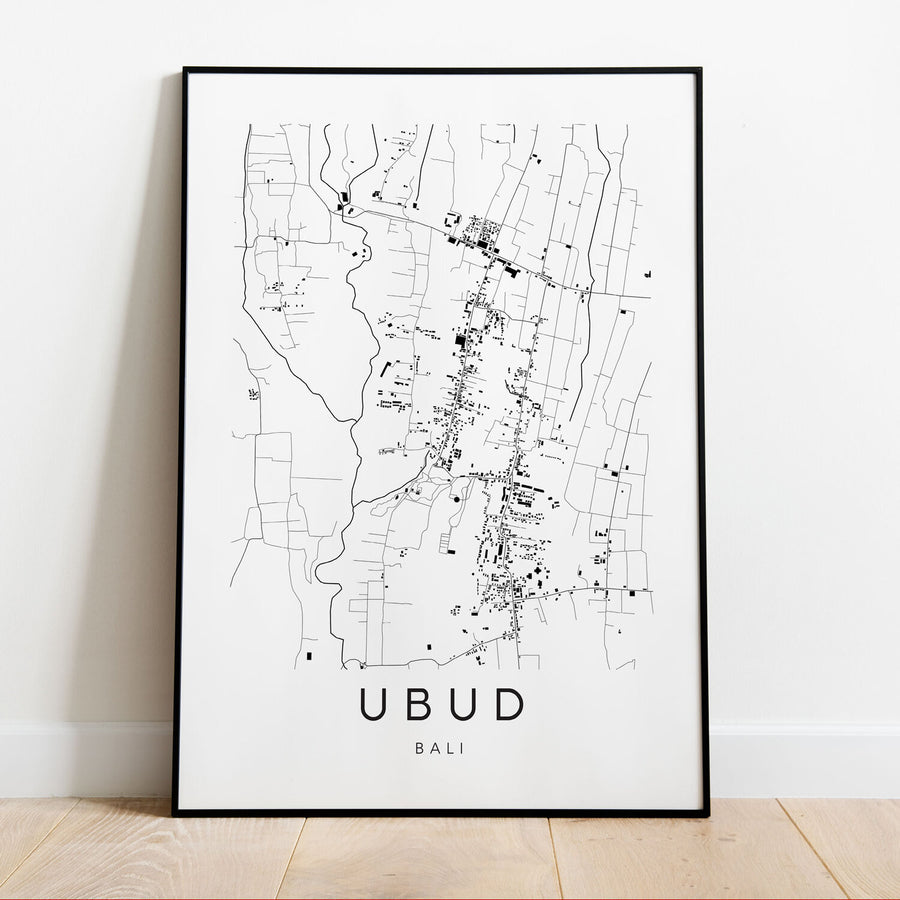 Bali Ubud Map