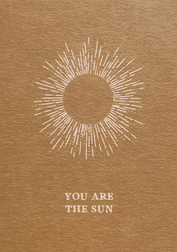 Mini Card You Are The Sun