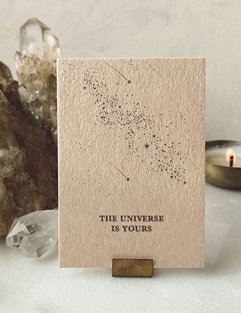 Mini Card The Universe Is Yours