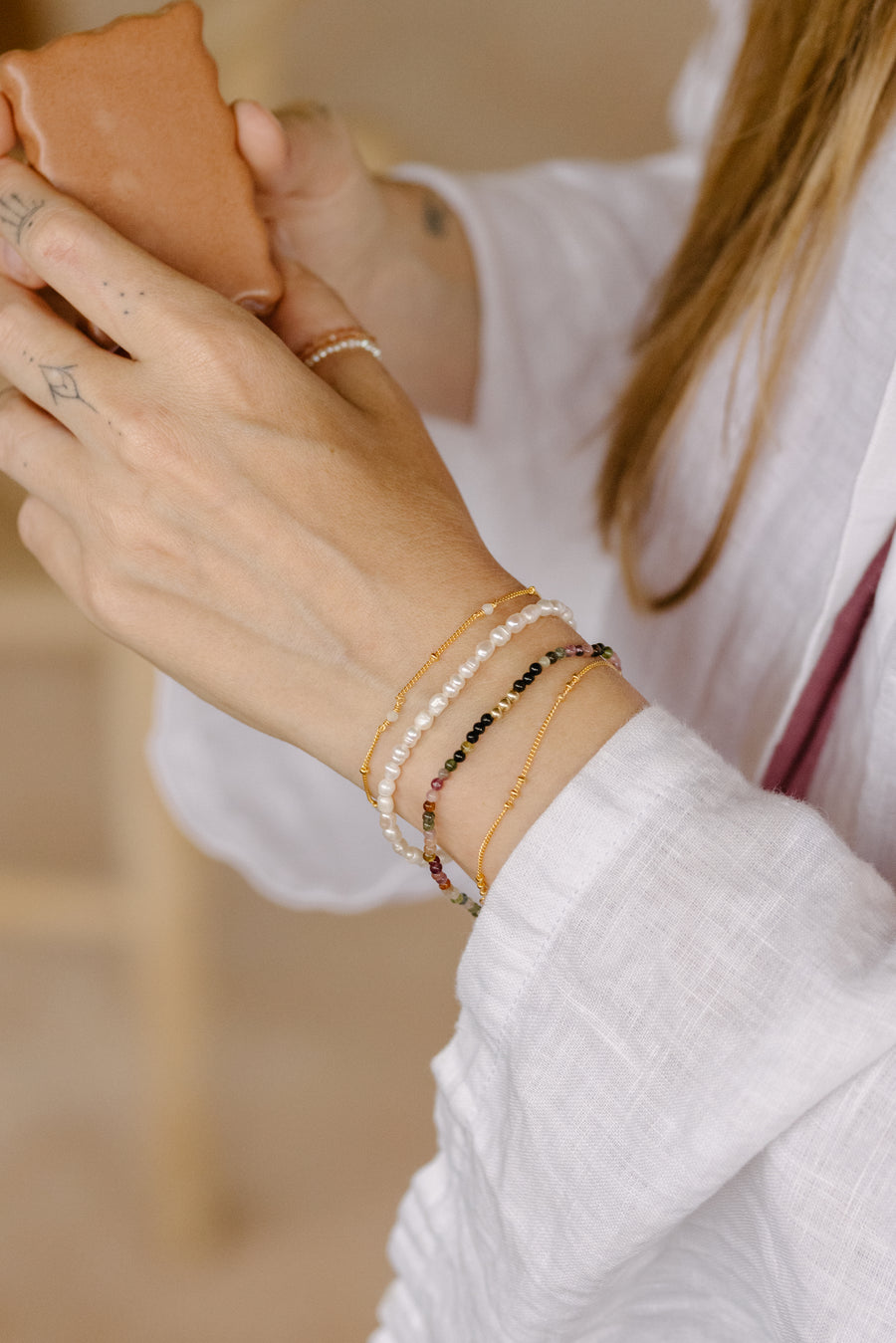 Stardust Pearl Bracelet