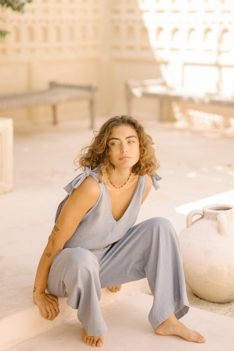Jumpsuit in Linen