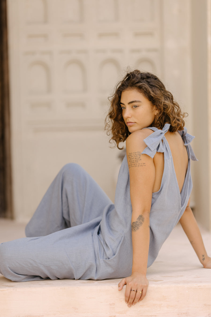 Jumpsuit in Linen