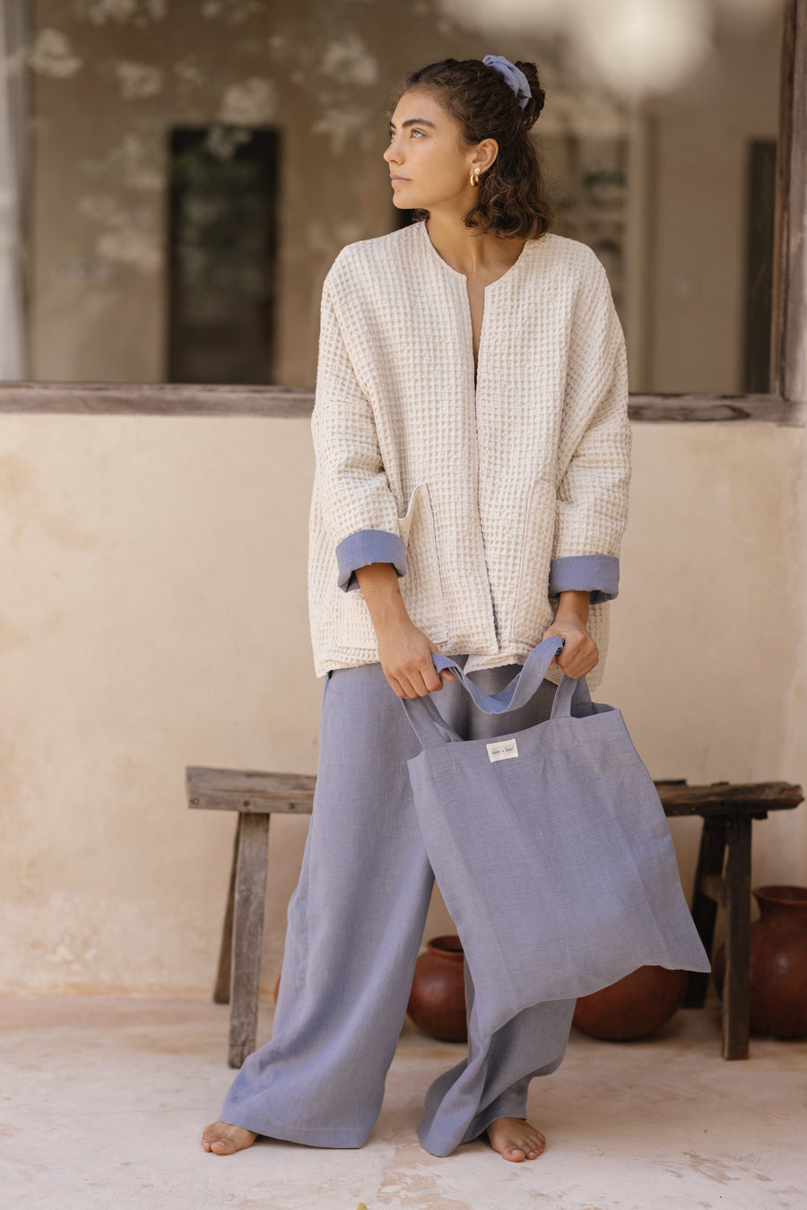 Signature Tote in Linen