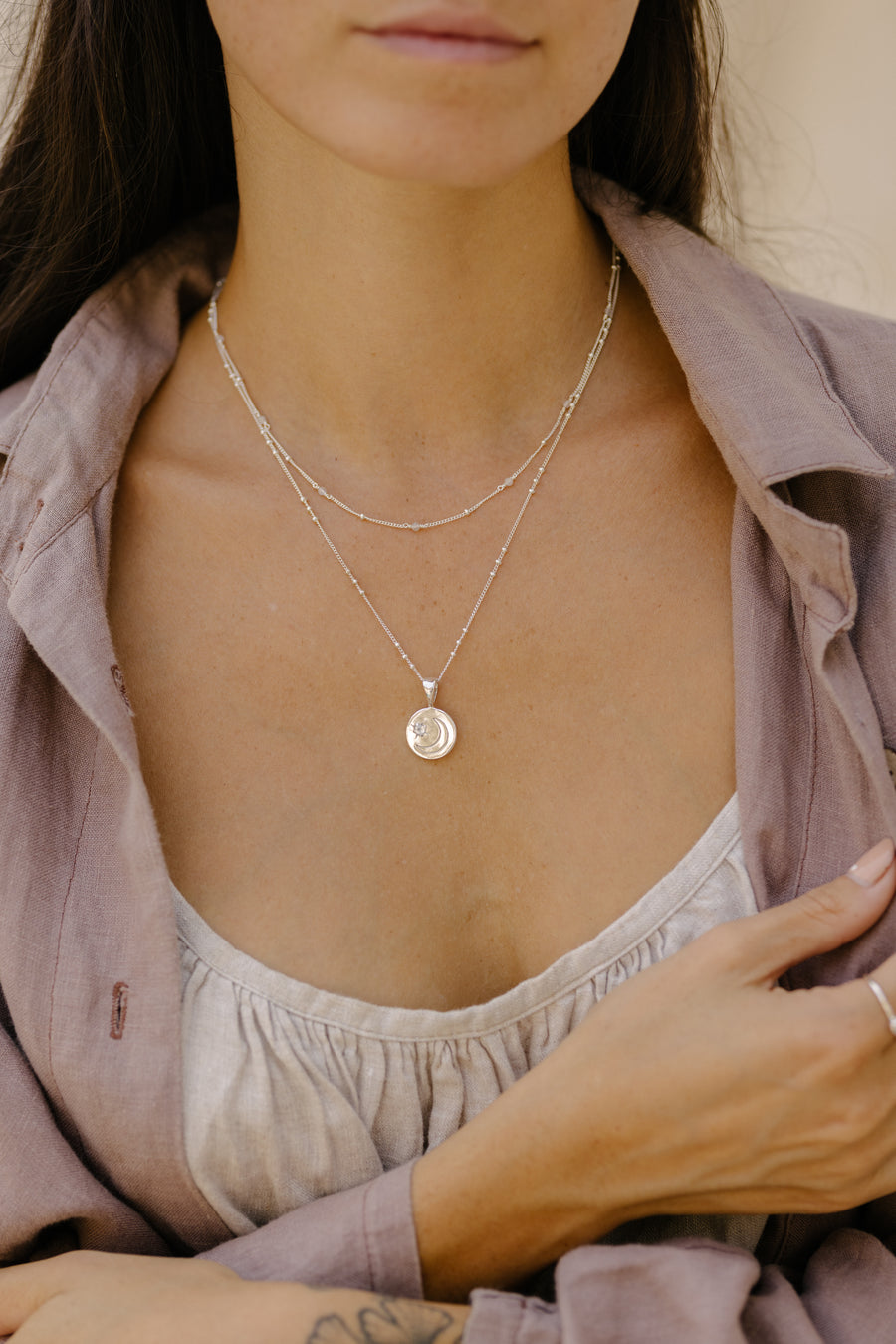 Moonlit Freckle Necklace