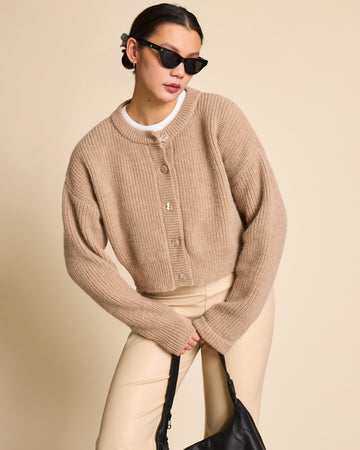 BENI Cardigan in Camel