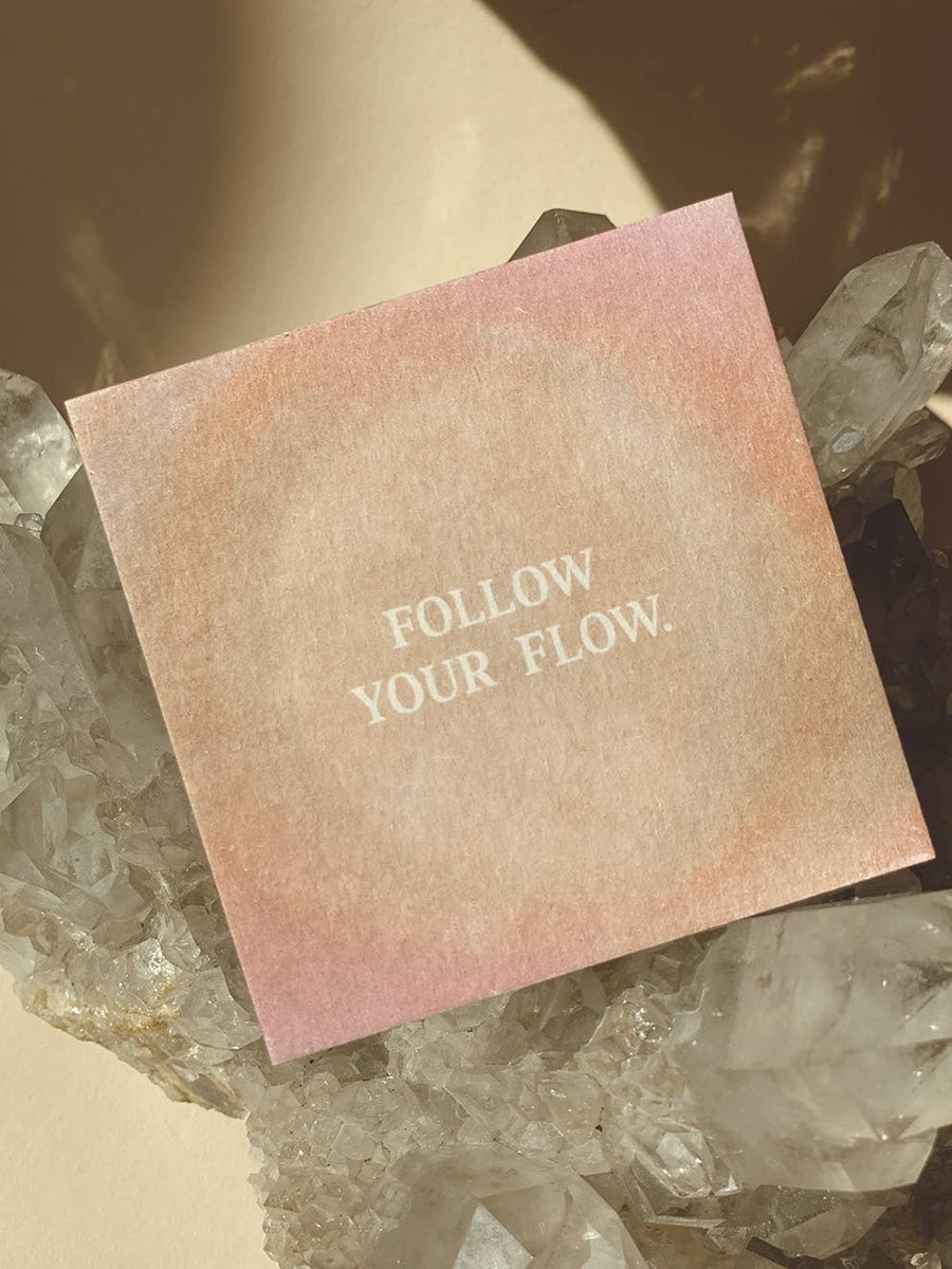 FOLLOW YOUR FLOW - MINI CARD - AFFIRMATION