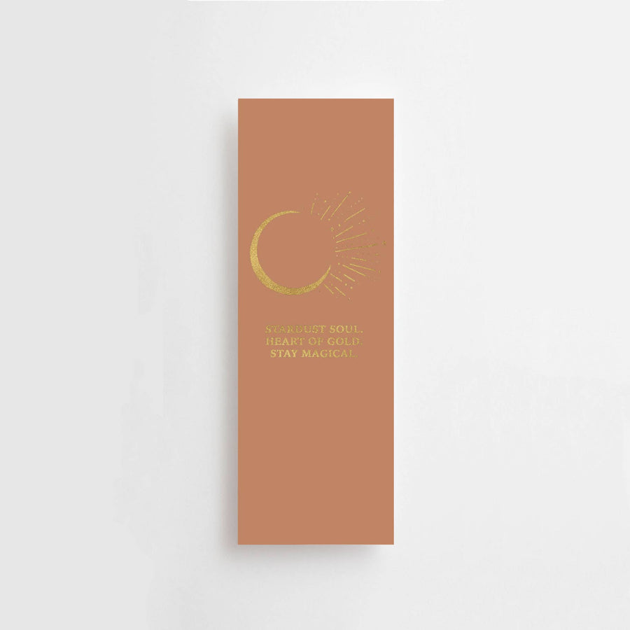 STARDUST SOUL, HEART OF GOLD... - BOOKMARK - GOLD - GIFT TAG