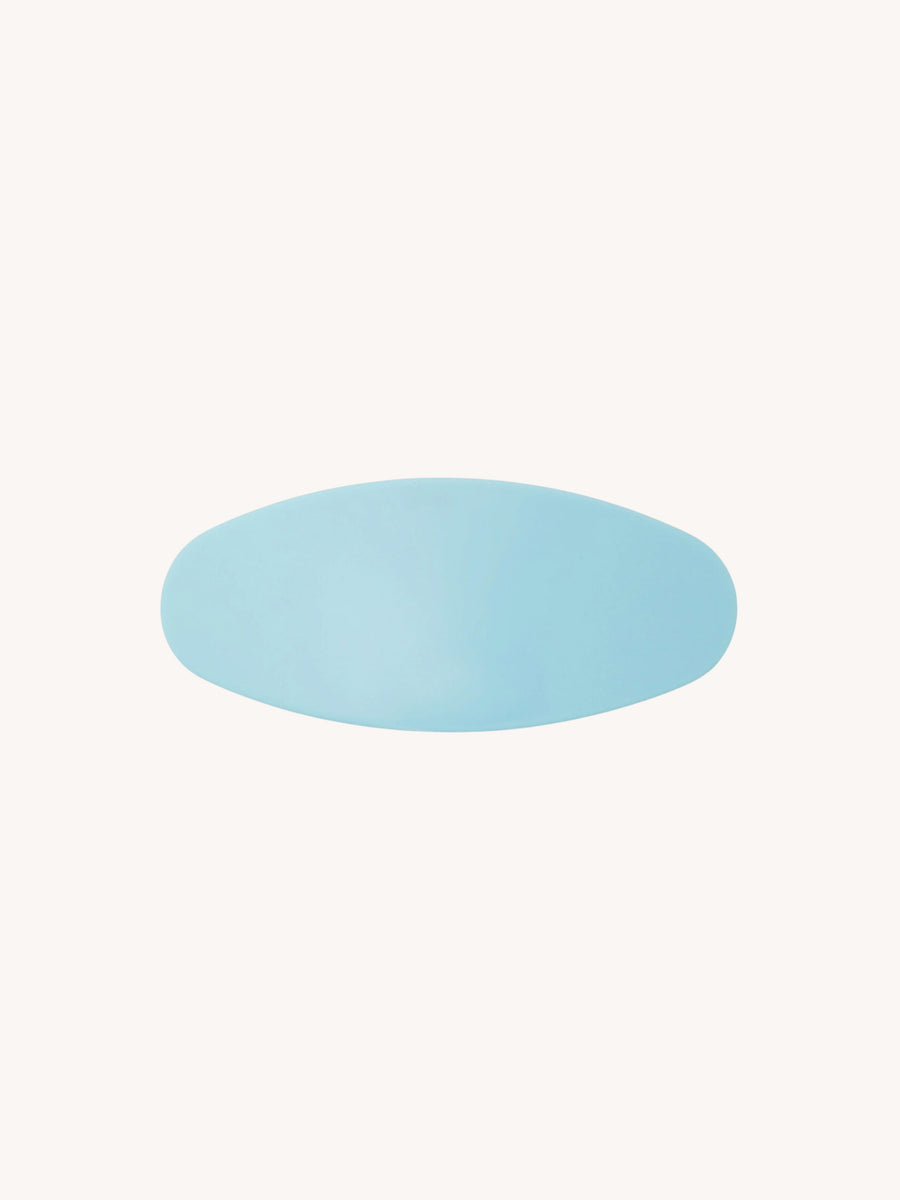 Jumbo Oval Clip in Light Blue