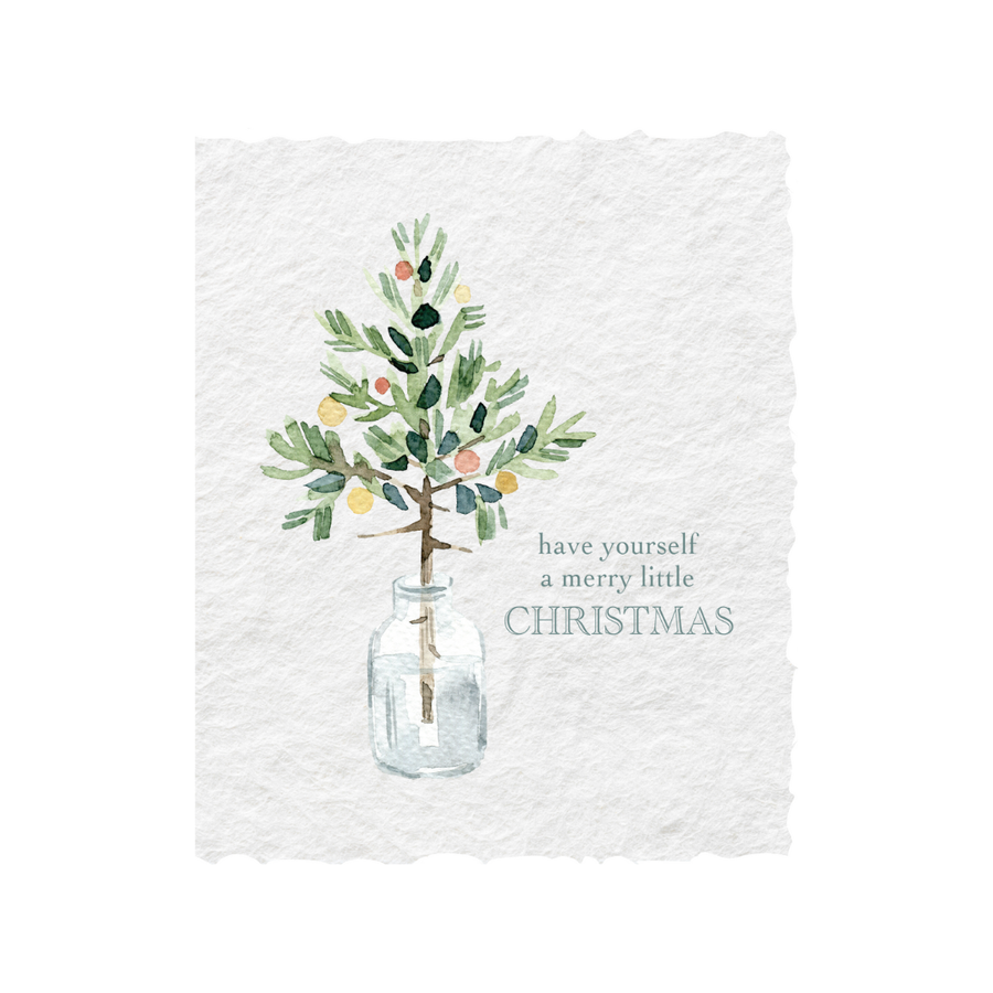 Holiday Greeting Card | A Merry Little Christmas Card