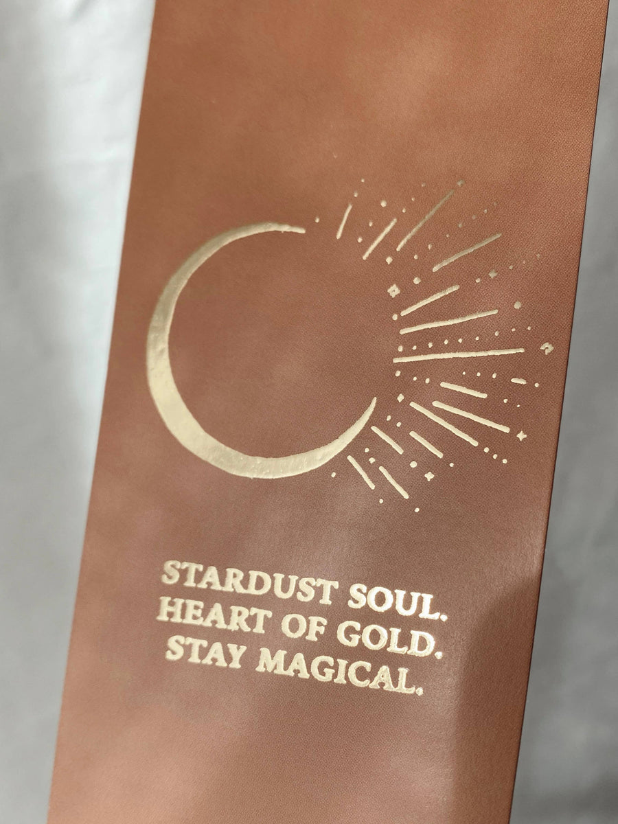 STARDUST SOUL, HEART OF GOLD... - BOOKMARK - GOLD - GIFT TAG