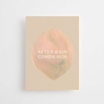 AFTER RAIN COMES SUN - POSTCARD -