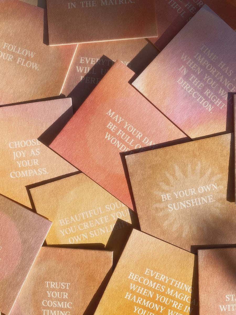 MAY YOUR DAY BE FULL OF WONDER - MINI CARD - AFFIRMATION