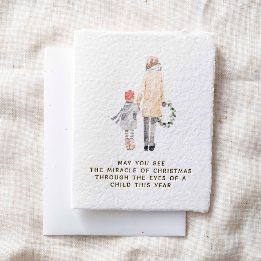 Miracle of Christmas | Holiday Wreath Greeting Card