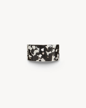 French Pony Barrette In Noir