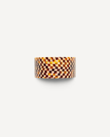 French Pony Barrette In Tortoise Checker