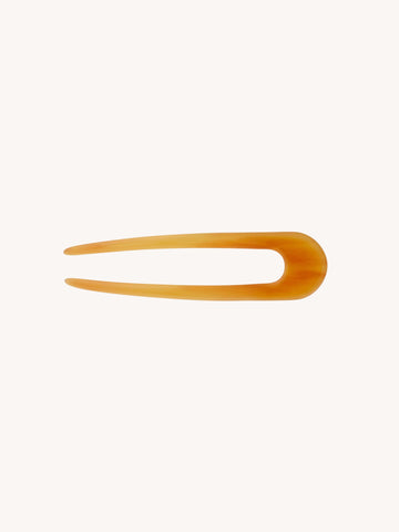 French Hair Pin in Cognac