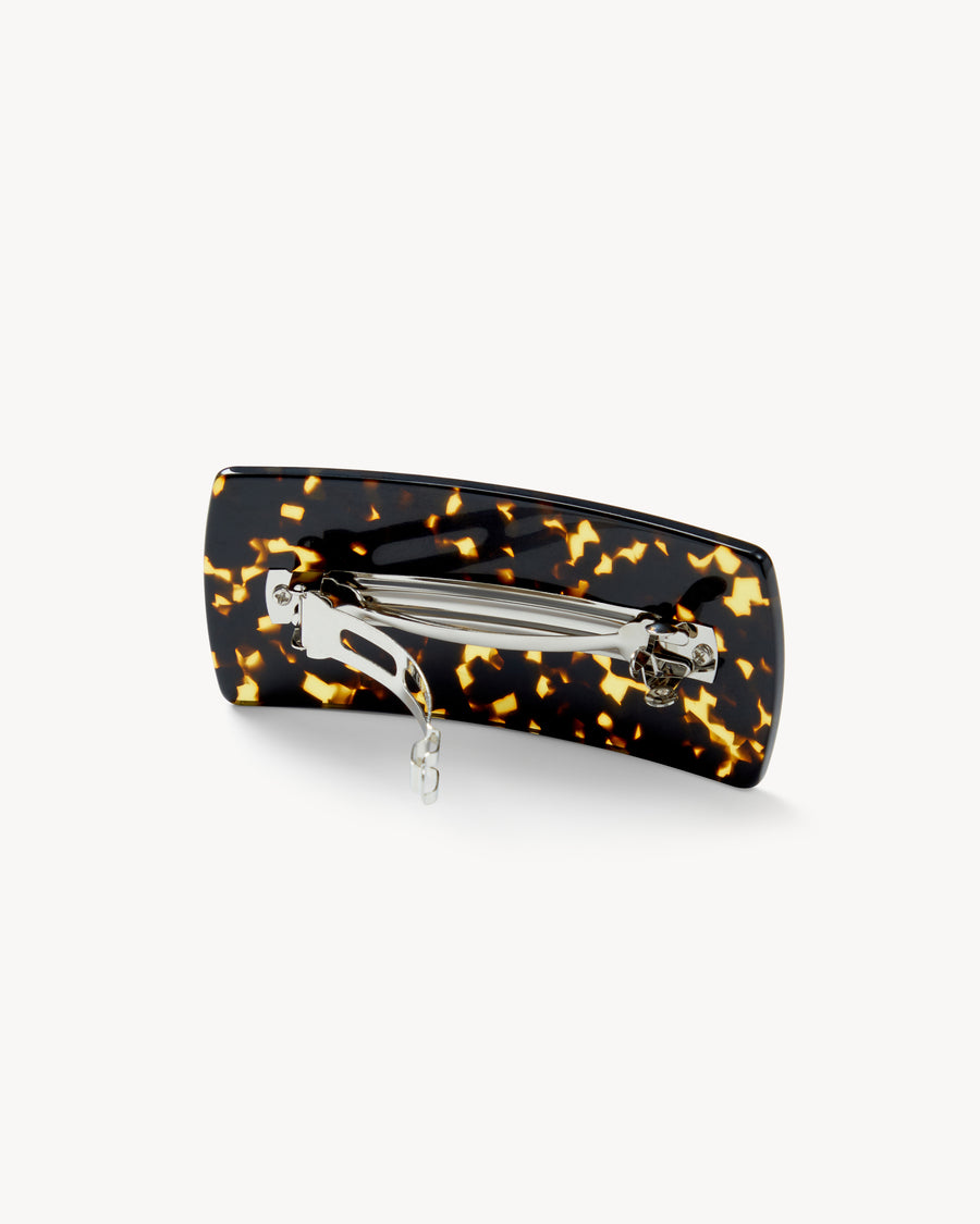Jumbo Box Clip in Dark Tortoise