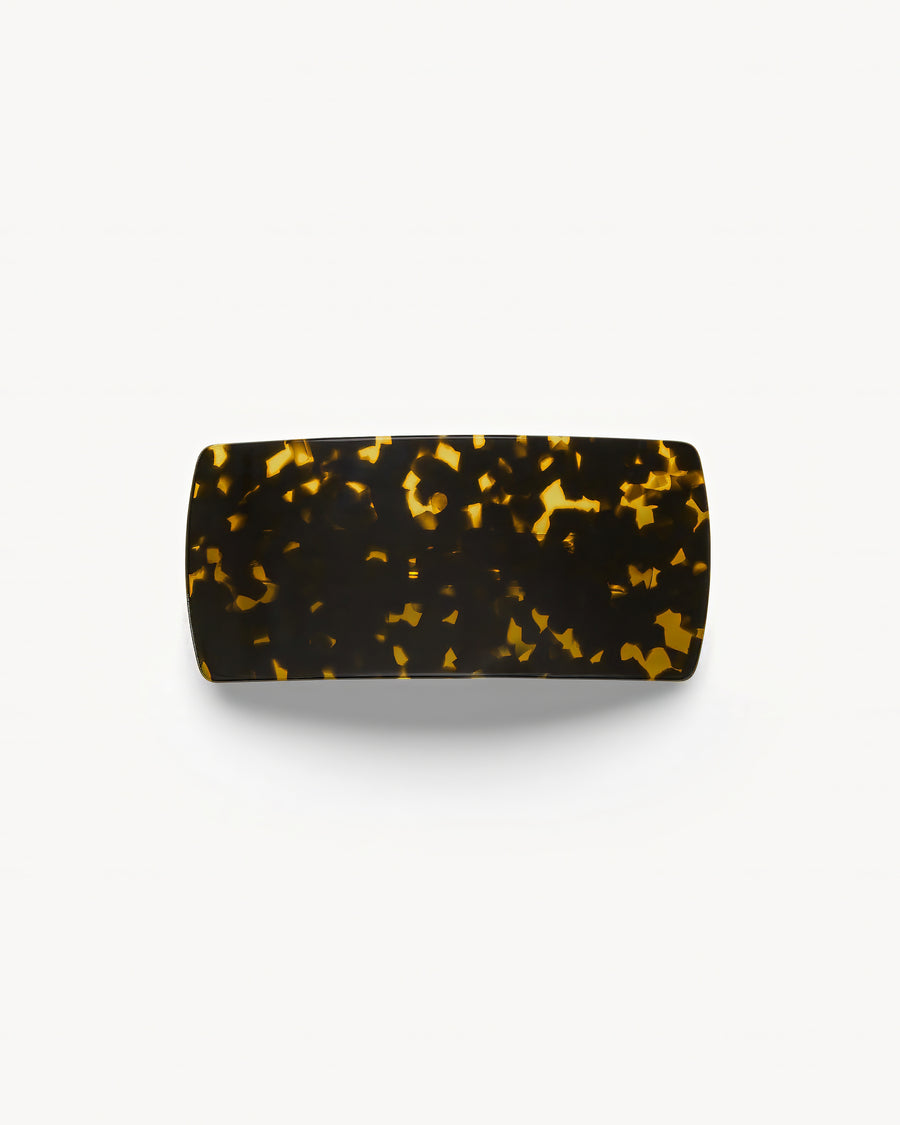 Jumbo Box Clip in Dark Tortoise