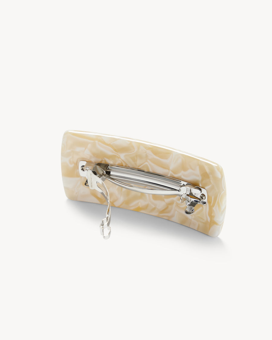 Jumbo Box Clip in Ivory