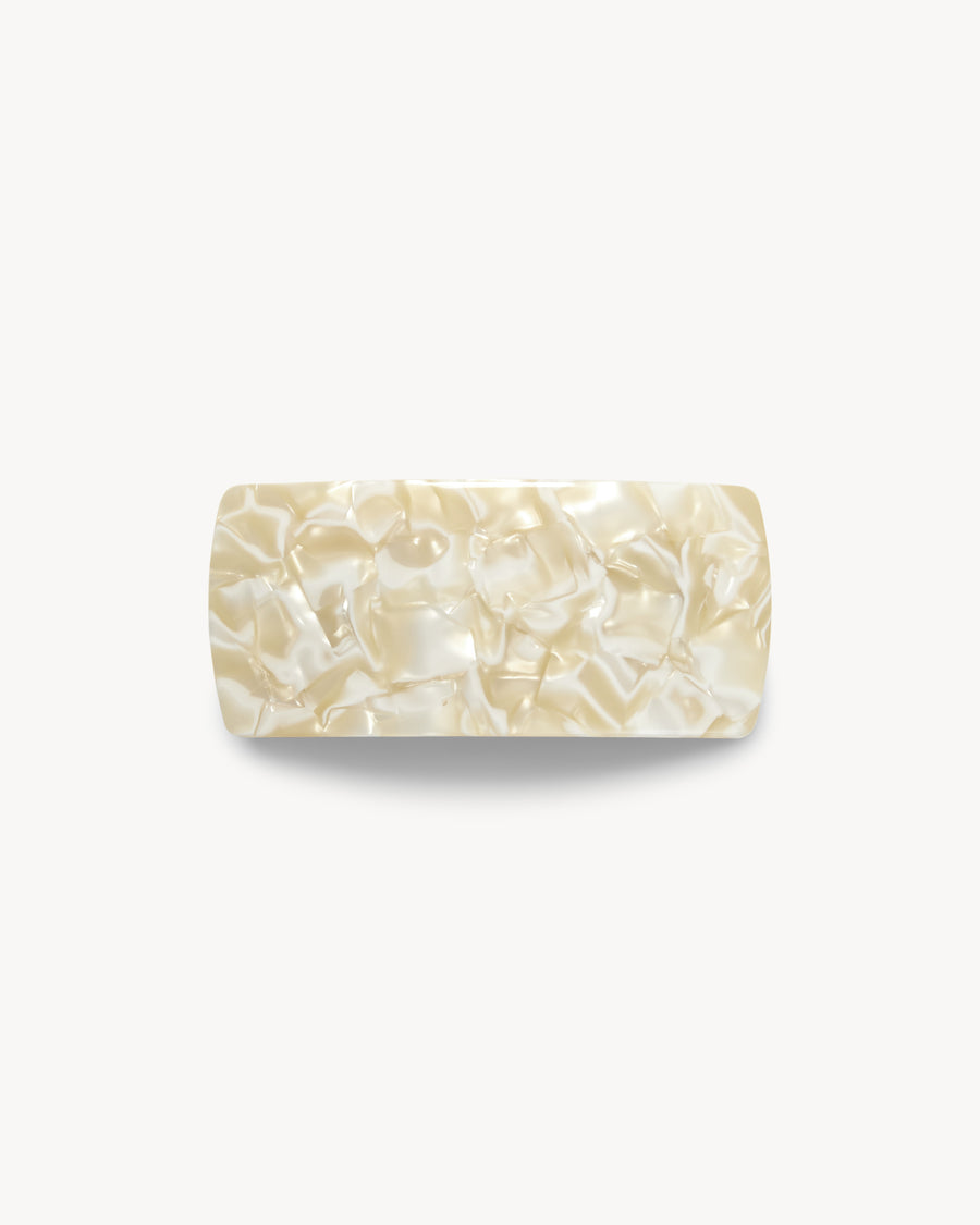 Jumbo Box Clip in Ivory