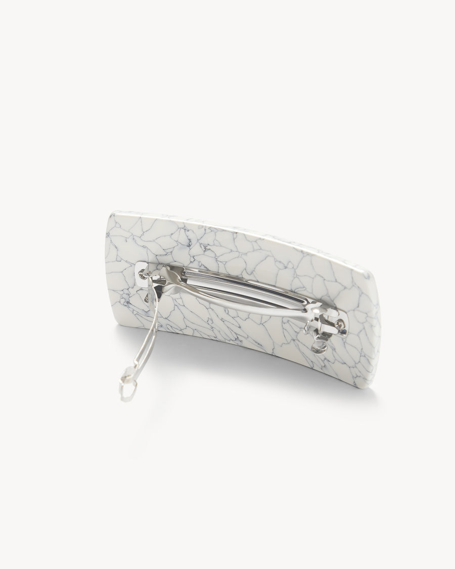 Jumbo Box Clip in Marble