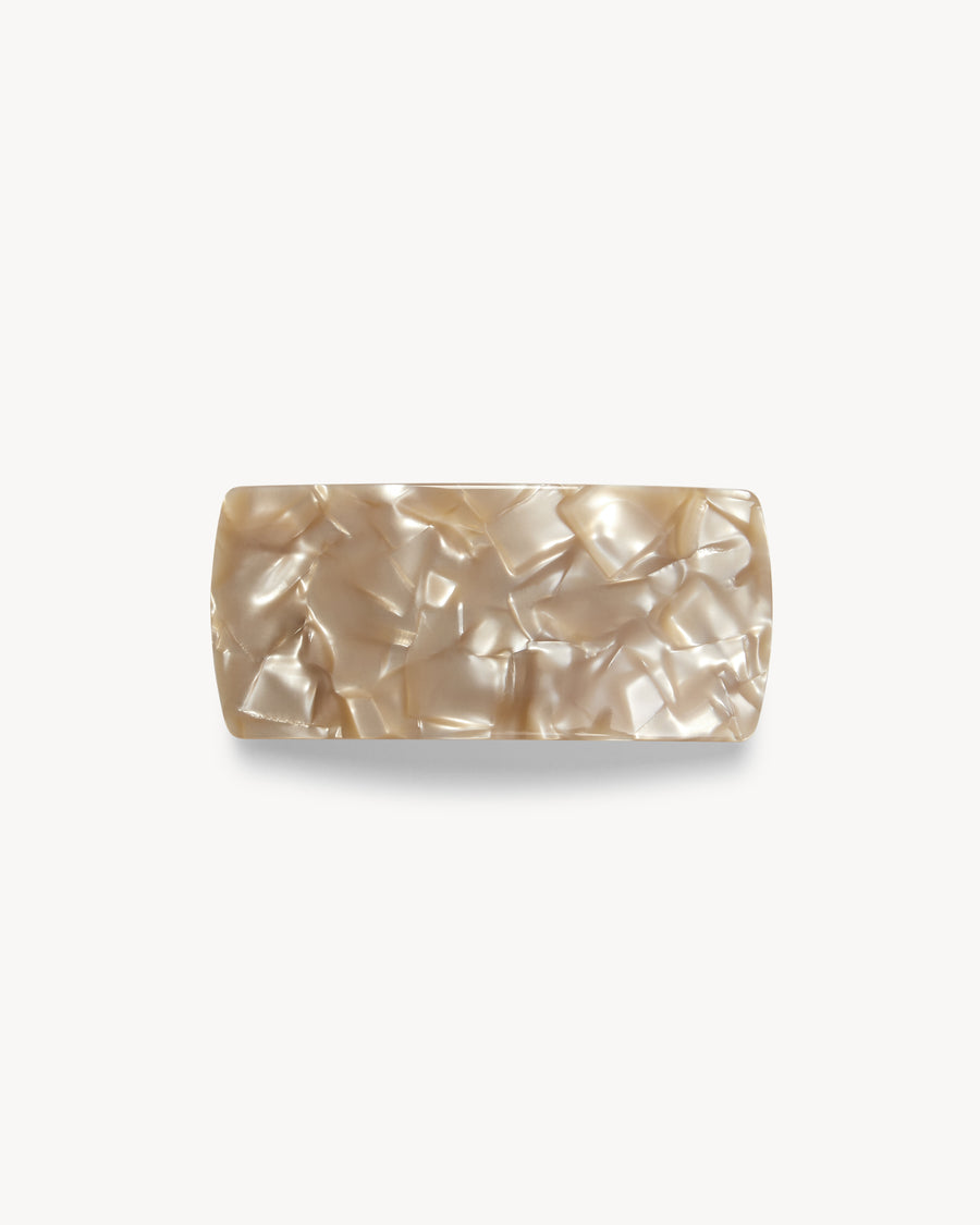 Jumbo Box Clip in Sand Shell