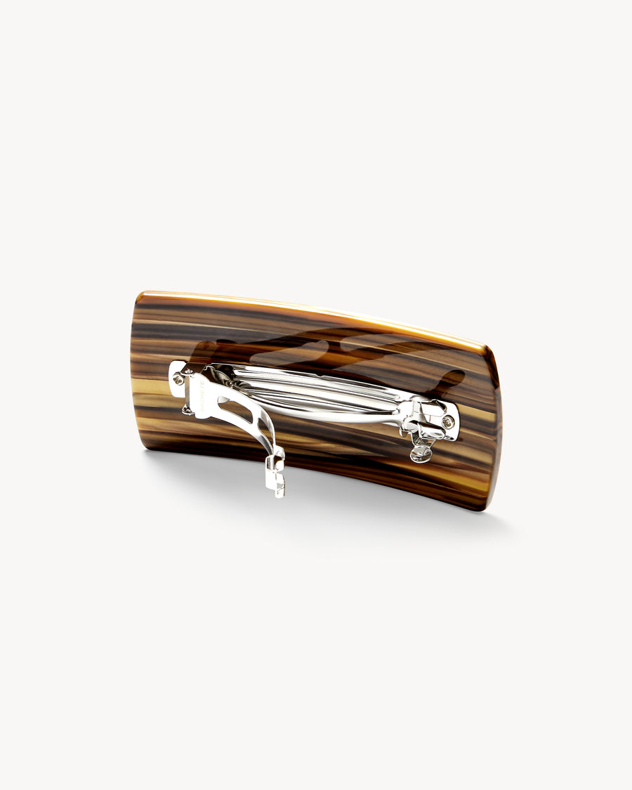 Jumbo Box Clip in Tiger's Eye