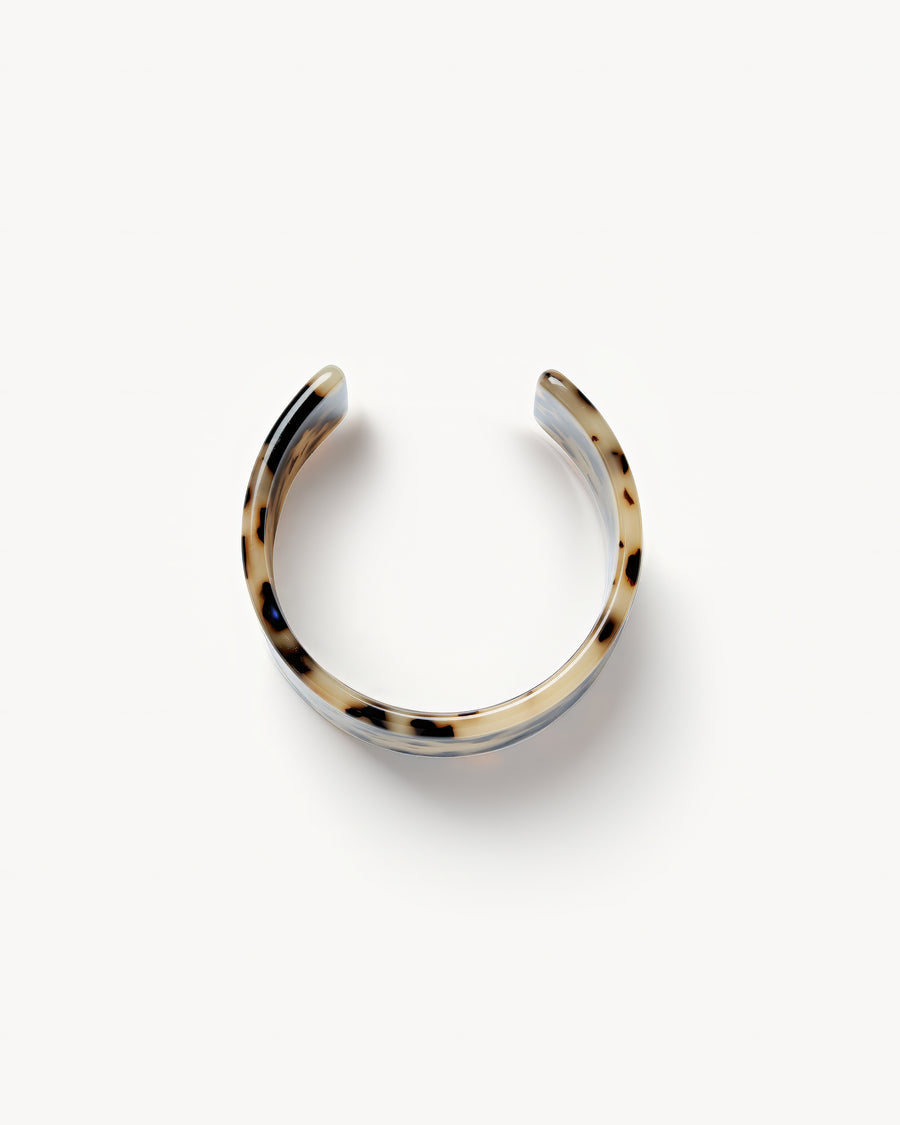 Jumbo Cuff in Blonde Tortoise