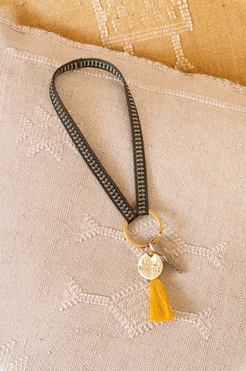 Keychain Band (no carabiner) - ZAHRA mini - artichoke