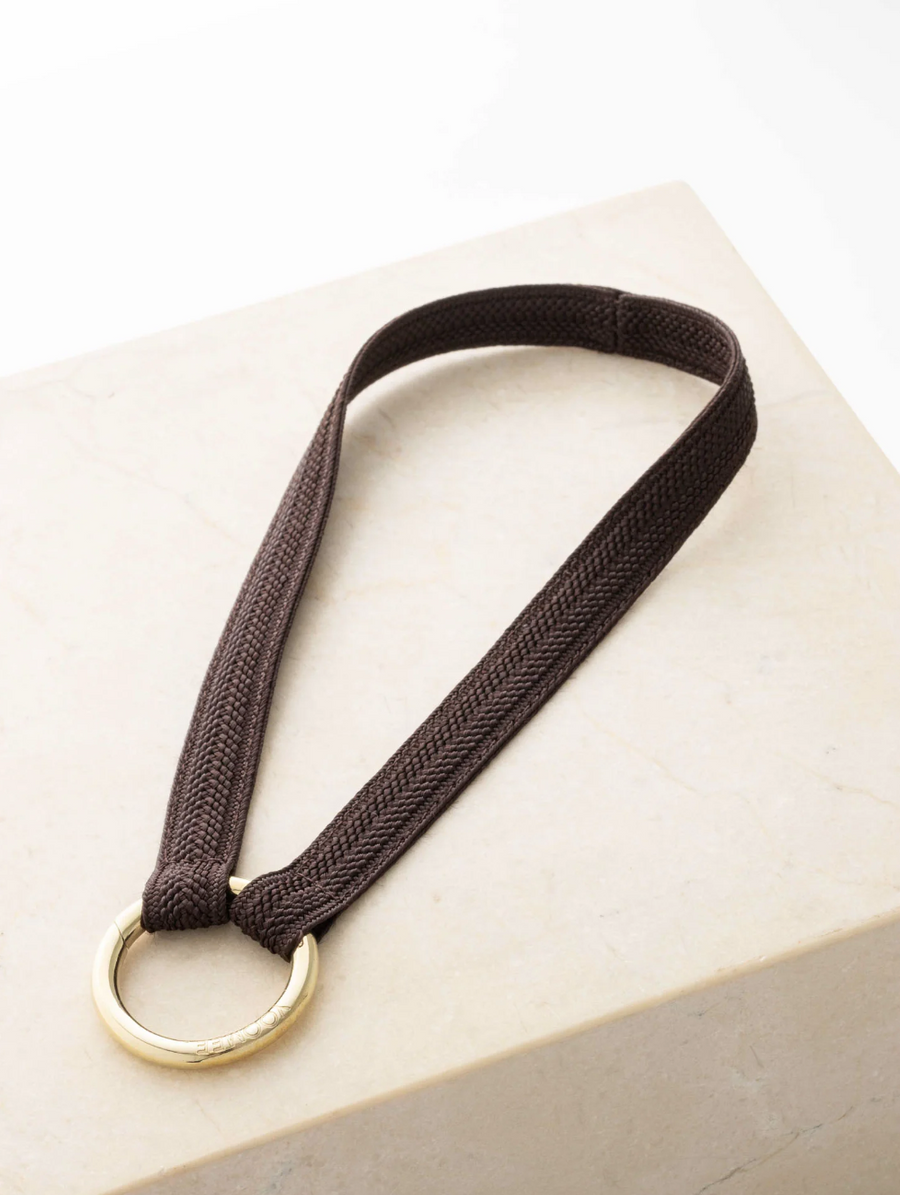 Keychain Band (no carabiner) - ZAHRA mini - mocca