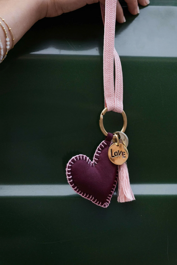 Keychain Band (no carabiner) - ZAHRA mini - rose