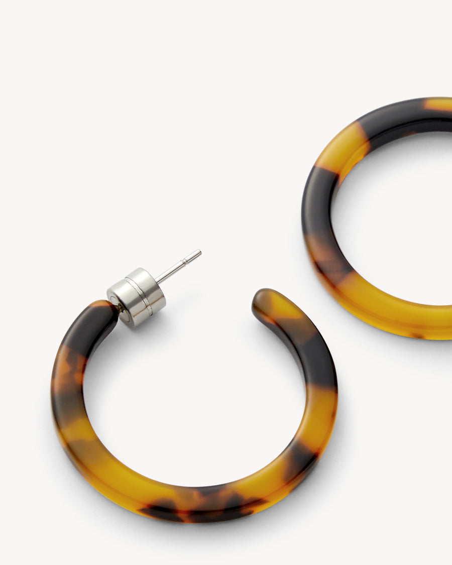 Mini Hoops in Classic Tortoise