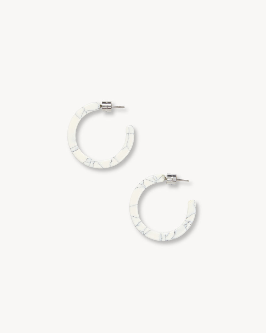 Mini Hoops in Marble