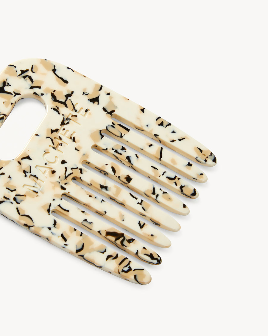 No. 4 Comb in Terrazzo