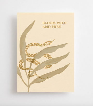 Bloom Wild And Free Card