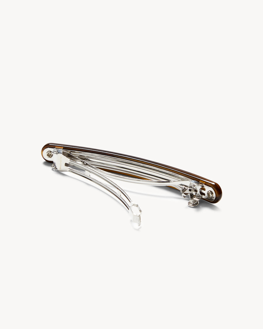 Slim Paris Barrette in Tiger's Eye