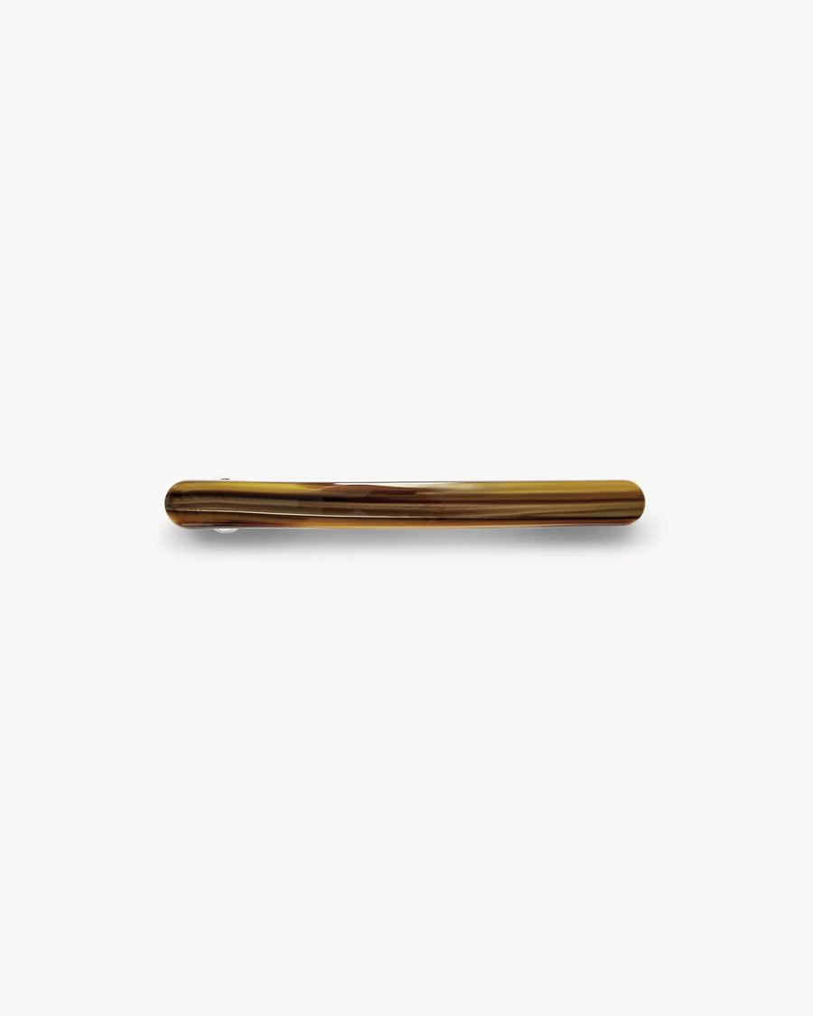 Slim Paris Barrette in Tiger's Eye
