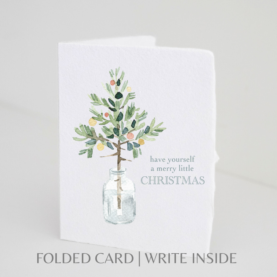 Holiday Greeting Card | A Merry Little Christmas Card