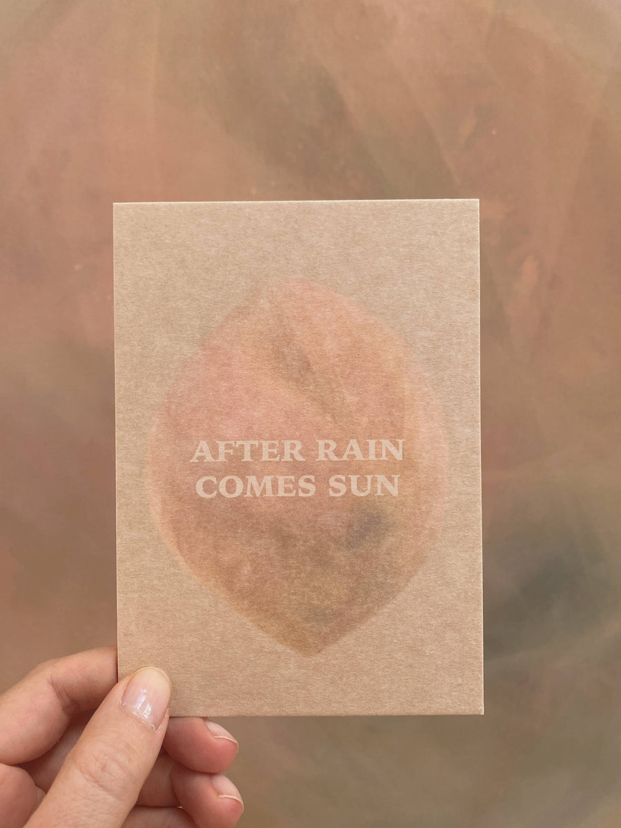 AFTER RAIN COMES SUN - POSTCARD -