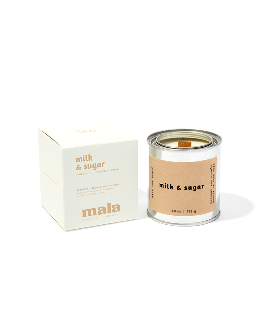 Milk and Sugar | Coconut-Soy Wax Candle