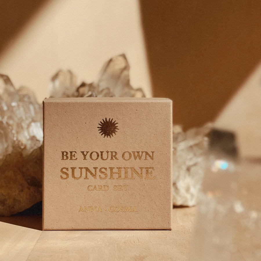 BE YOUR OWN SUNSHINE - CARD SET - 15 CARDS AFFIRMATION DECK