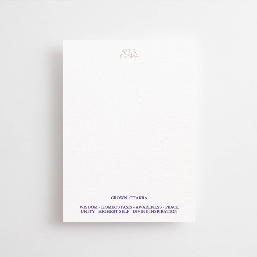 STAY IN YOUR HIGHEST TIMELINE - CHAKRA CARD - 7. CROWN LOTUS