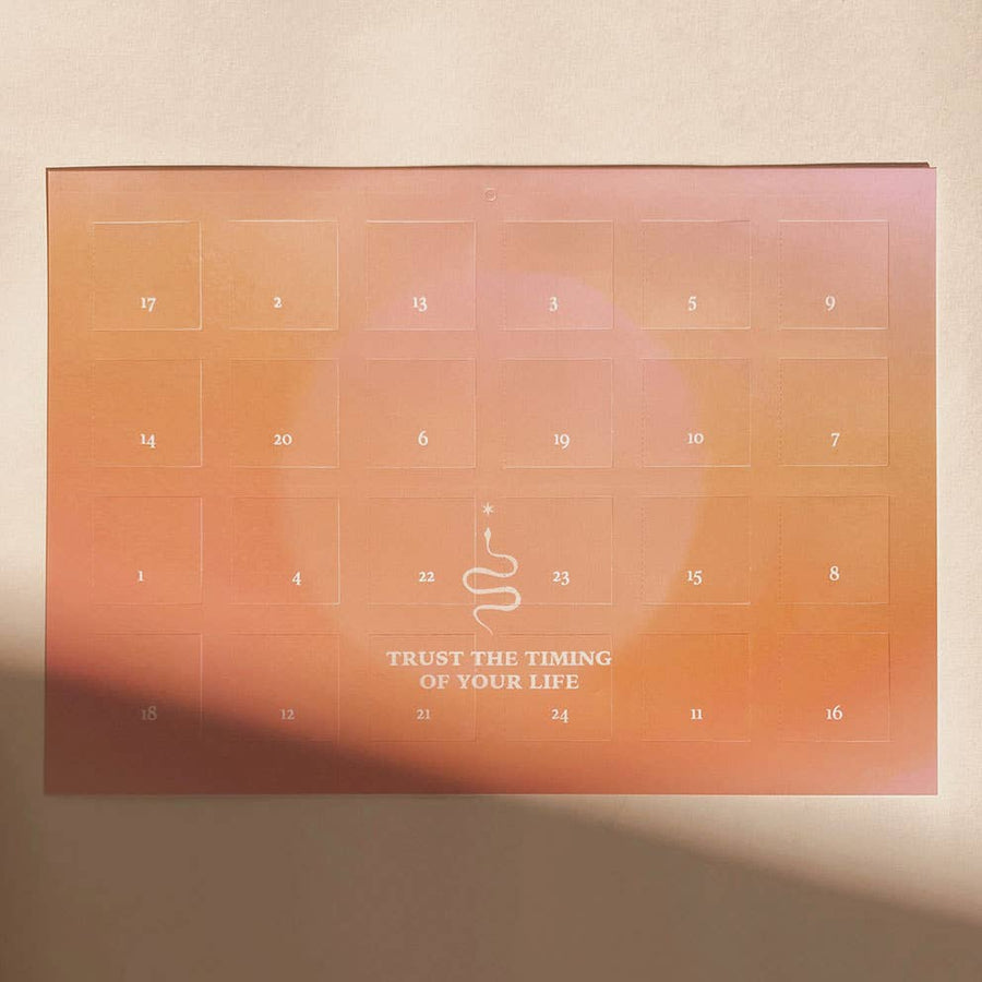 ADVENT CALENDAR WITH 24 AFFIRMATIONS  - TRUST THE TIMING ...