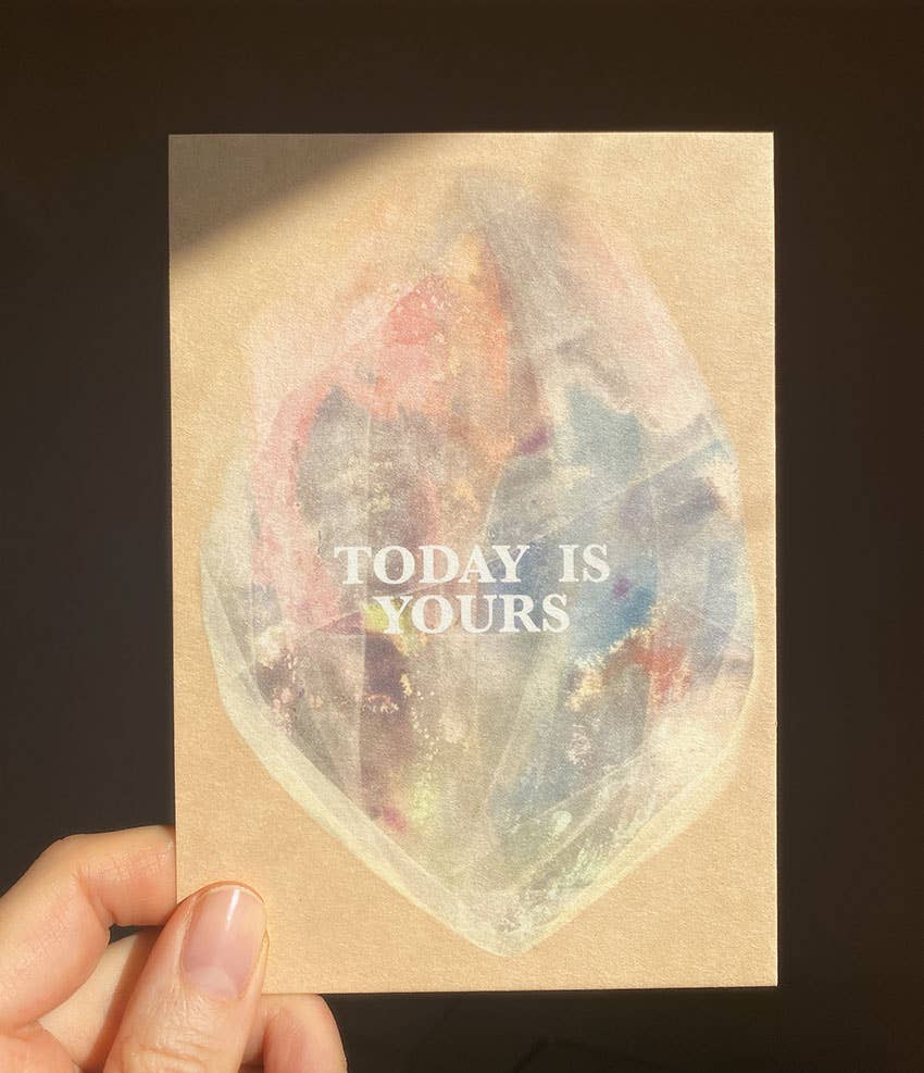 TODAY IS YOURS - POSTCARD - BIRTHDAY - CELEBRATION CARD