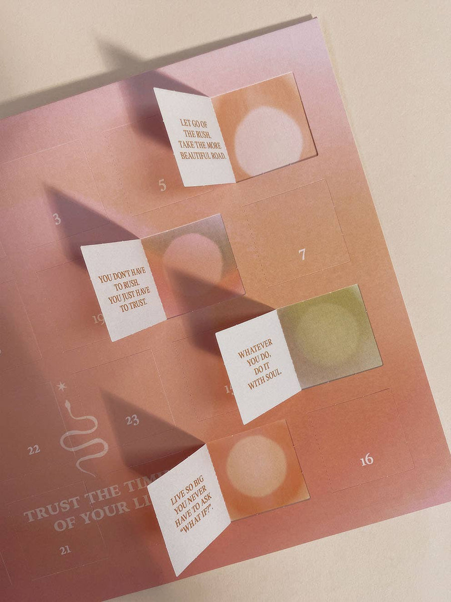 ADVENT CALENDAR WITH 24 AFFIRMATIONS  - TRUST THE TIMING ...