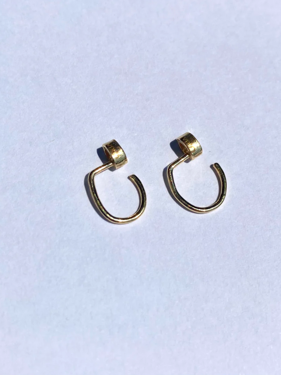 ESSENTIALS Mini Hoops with Zirconia