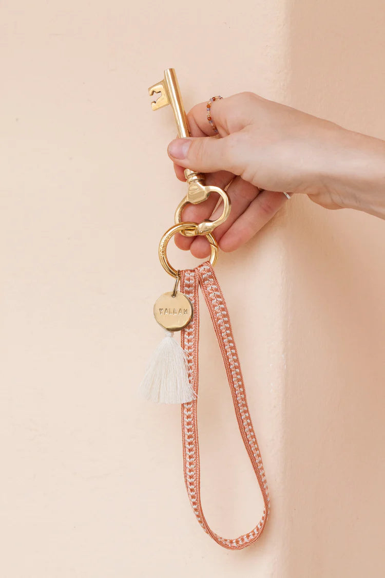 Keychain band (no carabiner) - ZAHRA mini marrakech rosé