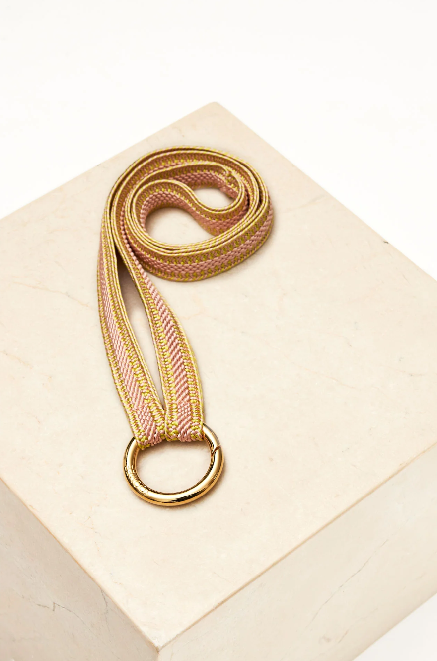 Keychain Band (no carabiner)- ZAHRA - yellow snapper