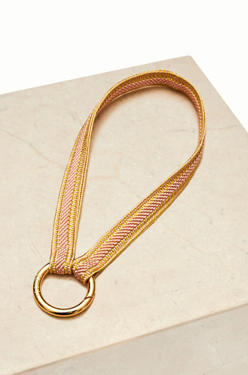 Keychain Band (no carabiner) - ZAHRA mini - yellow snapper