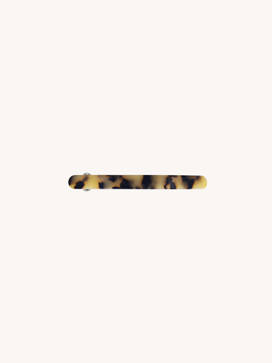 Midi Paris Barrette in Blonde Tortoise